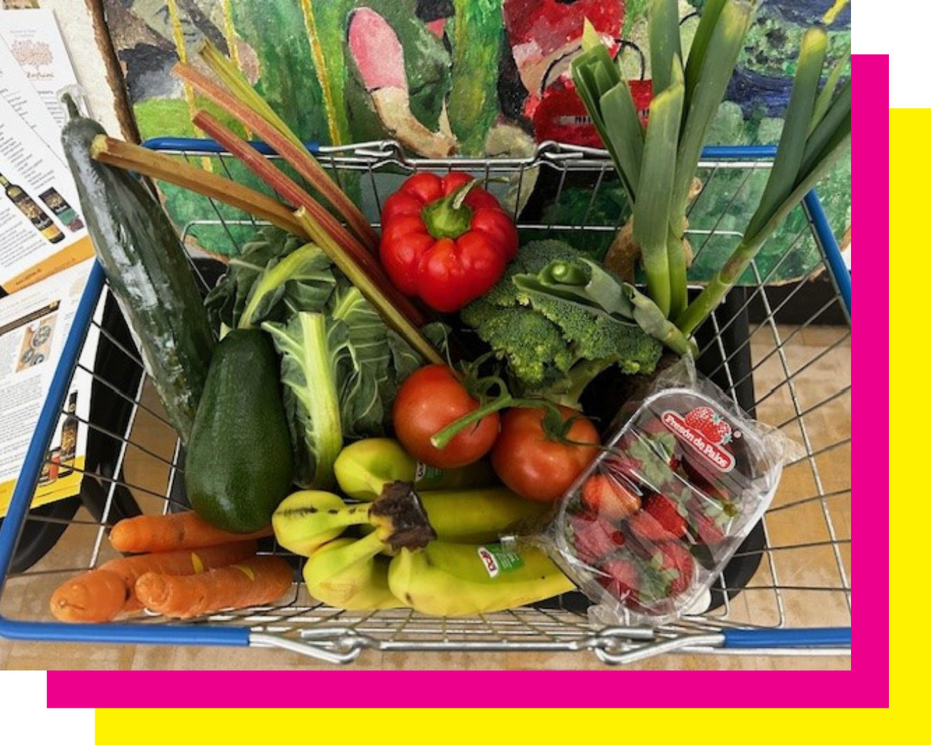 vegetables in basket food co-op shoreditch east london